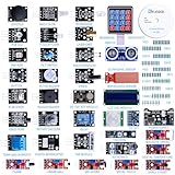 ELEGOO Aufgerüsteter 37 in 1 Sensormodul Bausatz Kompatibel mit Arduino IDE mit Anleitung für Elektronik Projekte