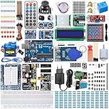 Starter Kit für Arduino Elektronik Set Miuzei Vollversion Kit Elektro Bausatz mit Breadboard Sensor Widerstände Netzteil LEDs usw.248 zubehör 42 programmieren Kurse Technik kit für Erwachsene Kinder